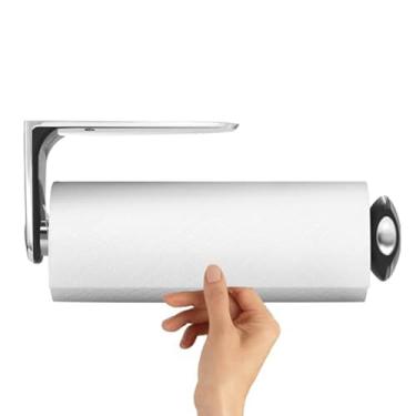 Imagem de simplehuman Suporte de papel toalha de parede, aço inoxidável