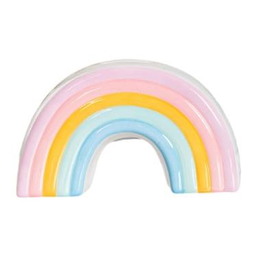 Imagem de Wswqop Cofrinho Arco-íris Meninas Crianças Brinquedo Pote de Dinheiro Desenho Animado
