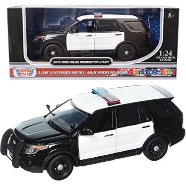 Imagem de Motor Max 1:24 W/B 2015 Ford Police Interceptor Utility with Light Bar Diecast Vehicles