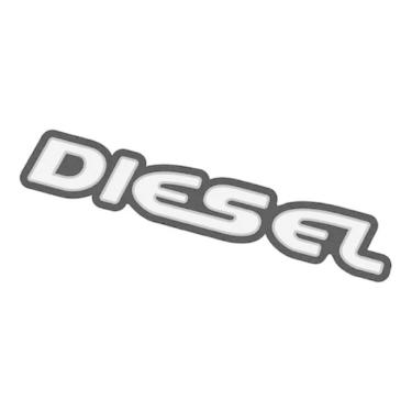 Imagem de Emblema Adesivo Diesel Blazer S10 Prata Resinado Bar022