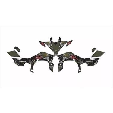 Imagem de Adesivos Quadriciclo Compatível Yamaha Yfz 450R Rbull 0, - Spts
