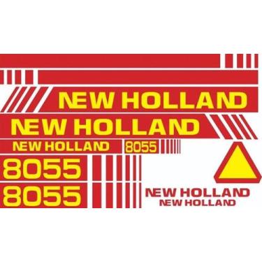 Imagem de Kit Adesivo Colheitadeira 8055 - Spts