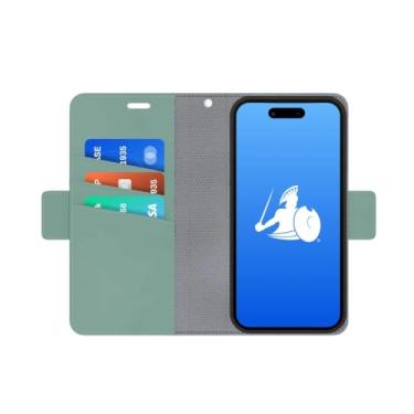 Imagem de DefenderShield Bloqueador de capa de celular EMF compatível com iPhone 15 Pro Max – Capa de celular antirradiação de espectro total para reduzir sinais e emissões de bateria – Capa carteira magnética