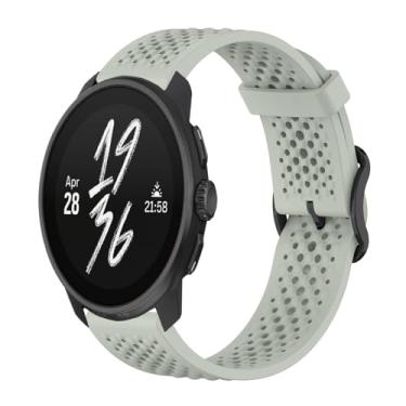 Imagem de Gheper Pulseira de substituição compatível com Suunto Race/Race S/Vertical/9 Peak Pro/9 Peak/5 Peak, acessório para smartwatch, de silicone macio, respirável, 22 mm