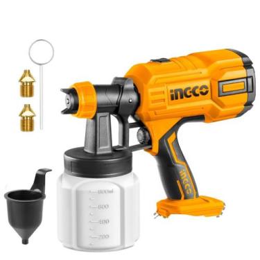 Imagem de Pistola de Pintura INGCO a Bateria 20V (Não Acompanha) Linha P20S
