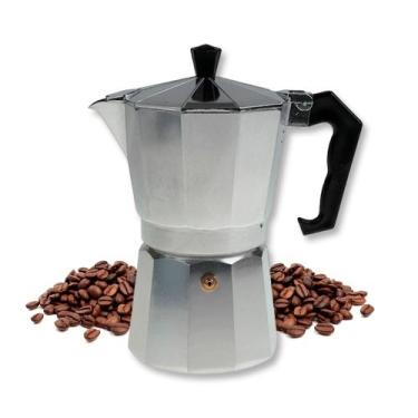 Imagem de Cafeteira Italiana Alumínio Café Puro 300 ML 6 Xícaras TOP - Zein