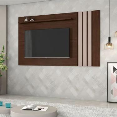Imagem de Painel Para Tv Até 70" Atraente JCM Movelaria -Café Soft/Off