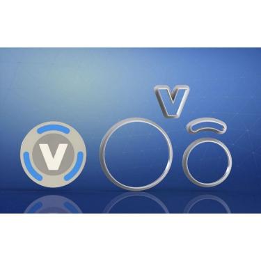 Imagem de Cortador Fortnite V bucks Modular Tamanho 5cm