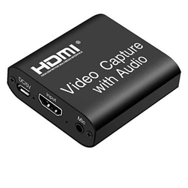 Imagem de ORIVISION Placa de captura de vídeo HDMI USB 2.0 com áudio, aquisição Full HD 1080p e transmissão ao vivo, para gravação de transmissão de vídeo ao vivo via câmera de ação DSLR (suporta VLC/OBS/Amcap)