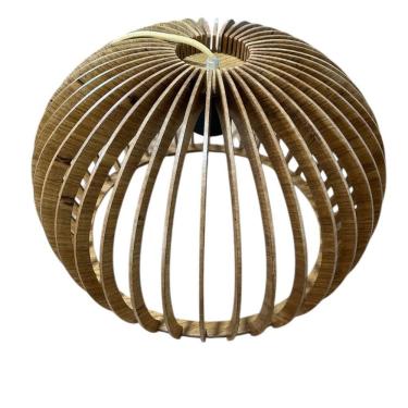 Imagem de Pendente Ripado Orbe Freijó