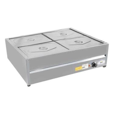 Imagem de Buffet de Mesa Térmico Banho-Maria Self-Service 4 Cubas Ibet, 110V
