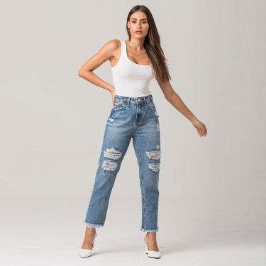 Imagem de Calça Reta Jeans Disparate-Feminino