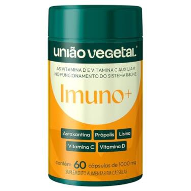 Imagem de Imuno+ | Lisina, Astaxantina, Própolis, Vitamina C e D3 | Suporte ao Funcionamento Imune | 60 Cápsulas