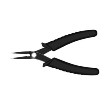 Imagem de Generic Alicate de corte de metal, ferramenta manual multifuncional compacta para reparo de fios, tesoura para fabricação de joias, projetos de artesanato, Alça Preta