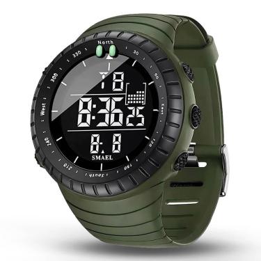 Imagem de Relógio Masculino Esportivo Smael A Prova D`Água 5 Atm Verde