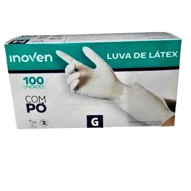 Imagem de Luva Látex Procedimento Descartável G Caixa Com 100 Un
