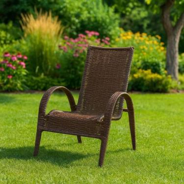 Imagem de Kit 2 Cadeiras Paris Area externa, Jardim Junco Chocolate - J A Garcia