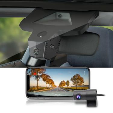 Imagem de Fitcamx Câmera frontal 2K + traseira 1080p para BMW Série 2 Gran Coupe 2025-2026 228i M235i Xdrive F74 (HD2-6753), visual OEM, vídeo HD duplo, WiFi e aplicativo, sensor G de gravação em loop, fácil de