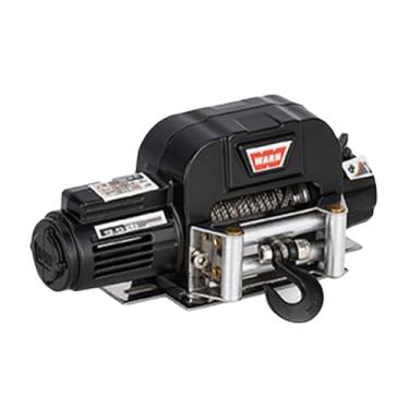 Imagem de KiBcsLic Guincho RC, mini guincho elétrico de metal, substituições para carro RC 1/10, rastreador DIY modificado, Preto