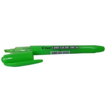 Imagem de Caneta Marca Texto Lumi Color 200-SL Pilot Cores Neon Chanfrada, Verde