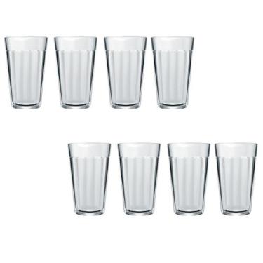 Imagem de Conjunto Com 8 Copo Americano Long Drink 345ml Vidro Nadir - NADIR FIG