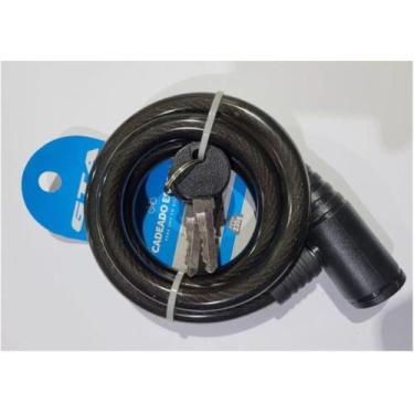 Imagem de cadeado aço 12*1000 mm com suporte preto - gta