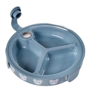 Imagem de Prato Infantil Termico 3 Divisórias 410ml Plásultil com Trava - Plasút