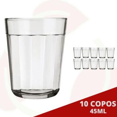 Imagem de 10UNI Copo de Shot Nadir 45ML Dose Tequila Cachaça Pinga - NADIR FIGUE