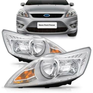 Imagem de Farol Focus 2009 A 2012 Eletrico Com Motor Sem Projetor - TYC, Direito
