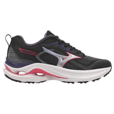 Imagem de Tênis Mizuno Wave Vitality 7 Feminino - Preto-Rosa, 37