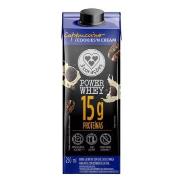 Imagem de Kit c/ 6 Beb Lac.whey 3 Coracoes Cookies 250ml - 3 Corações