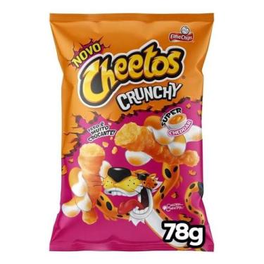 Imagem de Kit c/ 4 Salgadinho Crunchy Super Cheddar 78g Cheetos