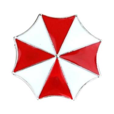 Imagem de Emblema Da Resident Evil Red Umbrella Corp, Pin De Metal Esmaltado, Br