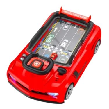Imagem de Carro Brinquedo Simulador De Corrida De Carros Volante Vermelho