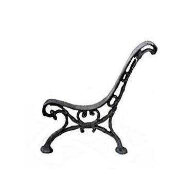 Imagem de Par Pé De Banco Praça Jardim Decoração Caracú Ferro Fundido