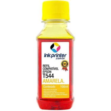 Imagem de Tinta para Epson L3110 - Amarelo - Compatível Ink Printer (T544 - 100m