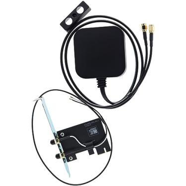Imagem de Deal4GO Antena WiFi externa sem fio Boost 59WD7 059WD7 com placa PCIe SMA 5H76K substituição para torre Dell Precision 3660 3640 T3660 T3640