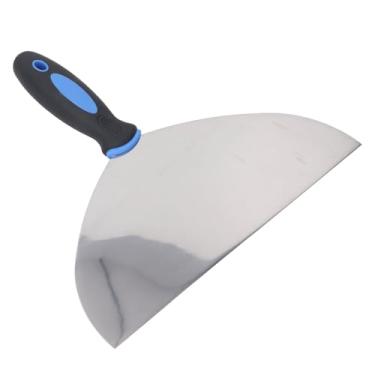 Imagem de LiebeWH Decalques de Tinta de Papel de Parede de Raspador de Aço Inoxidável Raspador de Gesso Com Orifício de Suspensão para Reparo de Drywall (10 polegadas)