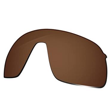 Imagem de Glintbay Lentes de óculos de sol de substituição 100% precisas para Oakley Sutro Lite OO9463 - Marrom polarizado