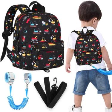 Imagem de Mochila infantil Acmor com coleira, escavadeira anti-perda de 1 a 3 an