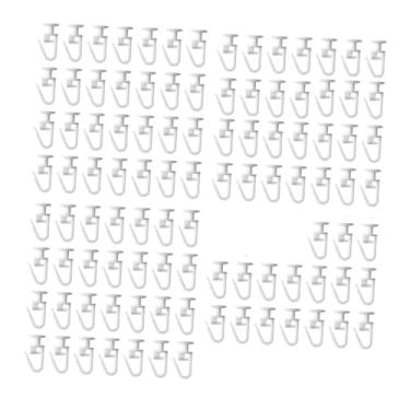 Imagem de FytStycale 100x Cortina Trilha dos planadores Curta Carrier Cortina Rail Trilha Polia de cortina de cortina Polia para janela