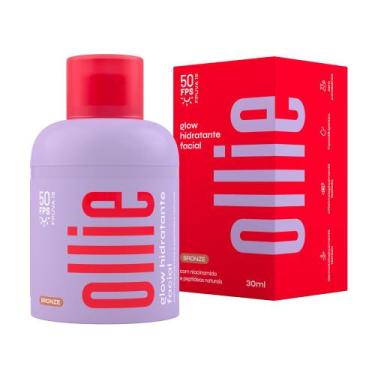 Imagem de Glow Hidratante Facial Ollie FPS 50 Bronze 30ml
