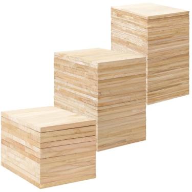 Imagem de Geetery 92 peças tábua de quebra de madeira artes marciais Taekwondo Karate Breaking Boards para adultos equipamento de boxe (9 mm/12 mm/18 mm)