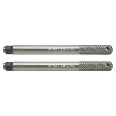 Imagem de Pino de Alinhamento Roda de 2 Pces, Ferramenta Universal do Guia do Pino do Parafuso Prisioneiro Borda, Liga de Alumínio, Reparo do Pneu do Carro (M14*1,25)