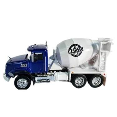 Imagem de Mai_2,Miniatura, Caminhão, Mack, Granite, Mixer, Azul Maisto 21239