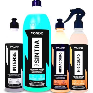 Imagem de Limpa Couro Higicouro Vonixx Hidratante Para Couro Hidracouro Vonixx + Sintra Pro Vonixx + Intense Vonixx