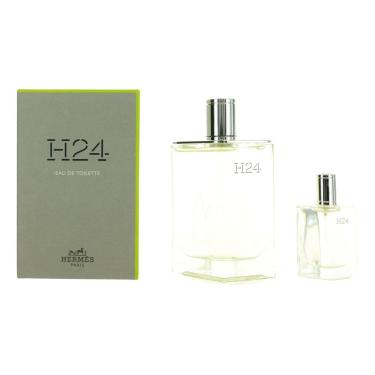 Imagem de Conjunto de perfume de presente Hermes H24 para homens EDT 100mL + 12mL 2 peças