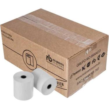 Imagem de Bobina Termica 57MMX40M Branca 48G - Rio Branco Bobinas