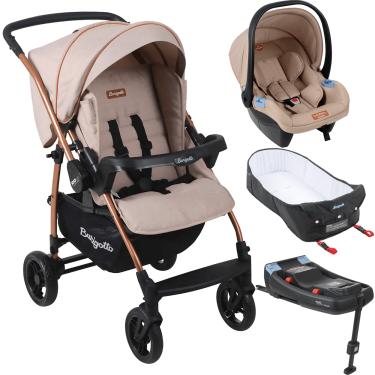 Imagem de Carrinho de Bebe Burigotto Travel Rio K 22 Ninho Base ISO Mon amour