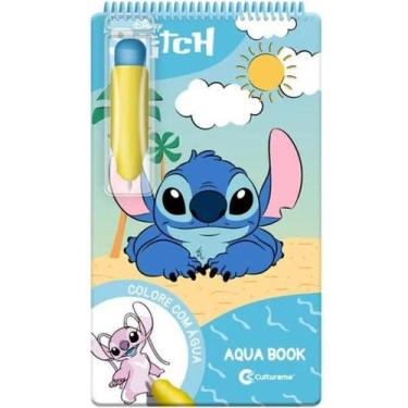 Imagem de Livro Infantil  Aqua Book Stitch  Livro de Pintura com Água Reutilizáv